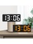 05 Ses Kontrolü Dijital Çalar Saat Sıcaklık Erteleme Gece Modu LED Saatler Saat Masaüstü Masa Saati 12/24H Rahatsız Etme Önleme Işlevi (Yurt Dışından) 2