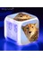 USB Kablosu Acinonyx Jubatus 7 Renk Değiştiren Çita LED Çalar Saat Çocuk Odası Çok Işlevli Uyanma Zamanlayıcısı Taşınabilir Masa Saati (Yurt Dışından) 2