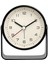 Siyah 3,9 Inç Pil Çalar Saat Antik Retro Analog Çalar Saat 360 Dönen Sessiz Başucu Masa Saati Tik Tak Etmeyen Alarm cl (Yurt Dışından) 1