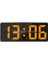 Turuncu Dijital Çalar Saat LED Ekran Sıcaklık Ses Kontrolü Ofis Doğum Günü Hediyeleri Için Masa Saati Uyanma Çalar Saati (Yurt Dışından) 1