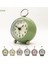 Green3 Retro Çalar Saat Sessiz Işaretçi Saatler Çift Çan Gece Lambası Yatak Odası Dekoru Ev Dekor Vintage Antika Taşınabilir Çalar Saat (Yurt Dışından) 2