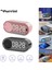Siyah USB Şarjlı Radyo Çalar Saat Rgb Taşınabilir Bluetooth Hoparlör Fm Büyük Ekran Sessiz Ayna Dijital Yatak Odası Odası Ofis Güverte (Yurt Dışından) 2