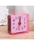 Yeşil Mini Kare Alarm Saati Sessiz Masa Masası Zaman Saatleri Süs Ev Yatak Odası Kitap Odası Masa Dekorasyonu (Yurt Dışından) 3