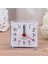 Yeşil Mini Kare Alarm Saati Sessiz Masa Masası Zaman Saatleri Süs Ev Yatak Odası Kitap Odası Masa Dekorasyonu (Yurt Dışından) 4