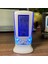 Gösterildiği Gibi Dijital LED Mavi Gece Lambası Takvim Termometre LCD Ekran Müzik Çalar Saat LCD Zaman Masaüstü Masa Saatleri (Yurt Dışından) 2