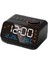 Siyah LED Dijital Çalar Saat Fm Radyo Karartma Erteleme Fonksiyonu ile Şarj Edilebilir Sıcaklık Nem Ölçer (Yurt Dışından) 1