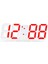 24 x 5 x 98 Pembe Şık Saat Kullanışlı Alarm Popüler 3D Şık Çok Yönlü En Çok Satan Olağanüstü Dekoratif Benzersiz Olmazsa Olmaz Yüksek Çözünürlük (Yurt Dışından) 4