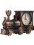 Altın Yaratıcı Retro Tren Çalar Saat Lüks Retro Tarzı Çalar Saat Yenilik Benzersiz Masa Masa Saati Duvar Dekor Duvar Modern (Yurt Dışından) 1