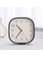 09 Siyah 6 Inç Modern Yeni Moda Standı Asın Çift Amaçlı Abs Plastik Saat Öğrenci Sessiz Koşu Basit Yuvarlak Mini Masaüstü Alarm O'clock (Yurt Dışından) 1