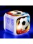 Kırmızı Futbol Yıldızı 7 Renk Değişen LED Çalar Saat Erkek Kız Hediyeler Öğrenci Odası Uyandırma Zamanlayıcısı Taşınabilir Masa Saati Ruh Işığı ile (Yurt Dışından) 1