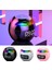 Siyah Küresel Masa Çalar Saat 2000 Mah LED Ekran Dijital Saat Bluetooth Uyumlu 5.0 Hoparlör Tf Kart Fm Radyo Doğum Günü Partisi Için (Yurt Dışından) 2