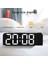 Kırmızı Işık 180 Derece Döndürme Projeksiyon Çalar Saat 12/24H LED Dijital Saat USB Şarj Edilebilir Tavan Projektörü (Yurt Dışından) 3