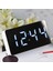 Mavi Mini Ayna Masa Saati Çok Fonksiyonlu Dijital Alarm Erteleme Ekran Süresi Gece LED Işık Masa Masaüstü Ev Dekor Hediyeler Çocuk (Yurt Dışından) 4