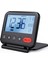 Aynasız Mini Taşınabilir Dijital Seyahat Alarm Saati LCD Arkadan Aydınlatmalı Takvim Sıcaklık 12/24H Makyaj Aynası Saati Yatak Odası Masa Saati (Yurt Dışından) 3