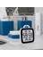 Beyaz LCD Ekran Su Geçirmez Dijital Banyo Duvar Saati Sıcaklık Nem Ölçer Geri Sayım Süresi Kanca Zamanlayıcı ile Çevirme Duş Saatleri (Yurt Dışından) 5