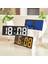 B-Beyaz Dijital Çalar Saat Ses Kontrolü Sıcaklık Erteleme Gece Modu Masaüstü Masa Saati 12/24H Rahatsız Etmeyi Önleme Fonksiyonu LED Saatler Izle (Yurt Dışından) 2