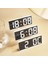 B-Beyaz Dijital Çalar Saat Ses Kontrolü Sıcaklık Erteleme Gece Modu Masaüstü Masa Saati 12/24H Rahatsız Etmeyi Önleme Fonksiyonu LED Saatler Izle (Yurt Dışından) 4