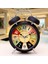 Sarı H7.5XD5CM Sessiz Pil Kumandalı Uyandırma Vintage Kuvars Yatak Odası Gece Lambası Tasarım Analog Geçmeyen Çalar Saat Başucu Ikiz Çan WF925 (Yurt Dışından) 2