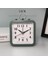 Kırmızı 10 cm Mini Analog Çalar Saat Tik Tak Etmeyen, Yumuşak Uyandırma, Pille Çalışan, Taşınabilir Çalar Saat, Ayarlaması Kolay, Yatak Odası Seyahati Için (Yurt Dışından) 2