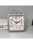 Kırmızı 10 cm Mini Analog Çalar Saat Tik Tak Etmeyen, Yumuşak Uyandırma, Pille Çalışan, Taşınabilir Çalar Saat, Ayarlaması Kolay, Yatak Odası Seyahati Için (Yurt Dışından) 3