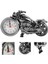 Altın 1 Motosiklet Çalar Saati Vintage Yaratıcı Benzersiz Horologe Çalar Saat Kahve Dükkanı Ev Ofisi Için Zaman Tutucu (Yurt Dışından) 3