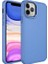 Apple iPhone 12 Pro Uyumlu Kılıf Metal Çerçeve ve Buton Tasarımlı Silikon Zore Luna Kapak, Lavendery Gray 1