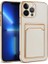 Apple iPhone 12 Pro Uyumlu Kılıf Zore Bark Kartlıklı Kapak, Beyaz 1