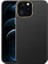 Apple iPhone 12 Pro Uyumlu Kılıf Zore Natura Kapak, Siyah 1