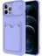 Apple iPhone 12 Pro Uyumlu Kılıf Zore Kartix Kapak, Lila 1
