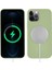 Apple iPhone 12 Pro Uyumlu Kılıf Zore Silksafe Wireless Kapak, Açık Yeşil 1