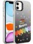 Apple iPhone 12 Uyumlu Kılıf Desenli Zore Silver Sert Kapak, Kalp 1