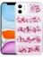 Apple iPhone 12 Uyumlu Kılıf Kamera Korumalı Simli Airbag'li Zore Dalga Kapak, Pembe Koyu 1