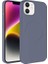 Apple iPhone 12 Uyumlu Kılıf Magsafe Wireless Şarj Özellikli Pastel Renk Silikon Zore Plas Kapak, Lavendery Gray 1
