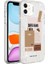 Apple iPhone 12 Uyumlu Kılıf Mermer Desenli Zore Marbello Kapak, Kahverengi 1