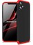 Apple iPhone 12 Uyumlu Kılıf Zore Ays Kapak, Siyah-Kırmızı 1