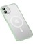 Apple iPhone 12 Uyumlu Kılıf Zore Mokka Wireless Kapak, Yeşil 1