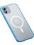 Apple iPhone 12 Uyumlu Kılıf Zore Mokka Wireless Kapak, Mavi 1