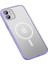 Apple iPhone 12 Uyumlu Kılıf Zore Mokka Wireless Kapak, Lila 1
