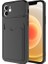 Apple iPhone 12 Uyumlu Kılıf Zore Kartix Kapak, Siyah 1
