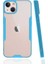 Apple iPhone 13 Mini Uyumlu Kılıf Zore Parfe Kapak, Mavi 1