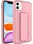 Apple iPhone 12 Uyumlu Kılıf Zore Qstand Kapak, Pembe 1