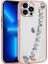 Apple iPhone 13 Pro Max Uyumlu Kılıf Taş Süslemeli Kamera Korumalı El Tutamaçlı Zore Blazer Kapak, Pembe 1