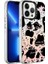 Apple iPhone 13 Pro Max Uyumlu Kılıf Mermer Desenli Zore Marbello Kapak, Siyah-Beyaz 1