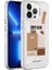 Apple iPhone 13 Pro Max Uyumlu Kılıf Mermer Desenli Zore Marbello Kapak, Kahverengi 1