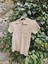 Fermuarlı Yakalı Basic Crop T-Shirt 1