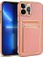 Apple iPhone 13 Pro Max Uyumlu Kılıf Zore Bark Kartlıklı Kapak, Rose Gold 1