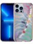 Apple iPhone 13 Pro Max Uyumlu Kılıf Zore Pilla Kapak, Pembe-Yeşil 1