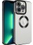 Apple iPhone 13 Pro Uyumlu Kılıf Kamera Korumalı Logo Gösteren Zore Omega Kapak, Siyah 1