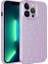 Apple iPhone 13 Pro Uyumlu Kılıf Kamera Korumalı Simli Lüks Zore Koton Kapak, Lila 1