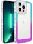 Apple iPhone 13 Pro Uyumlu Kılıf Simli ve Renk Geçiş Tasarımlı Lens Korumalı Zore Park Kapak, Mavi-Mor 1